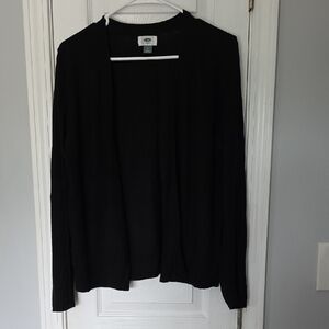 Old Navy Black Cardigan Sweater Knit